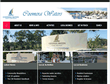 Tablet Screenshot of coomerawaters.org.au